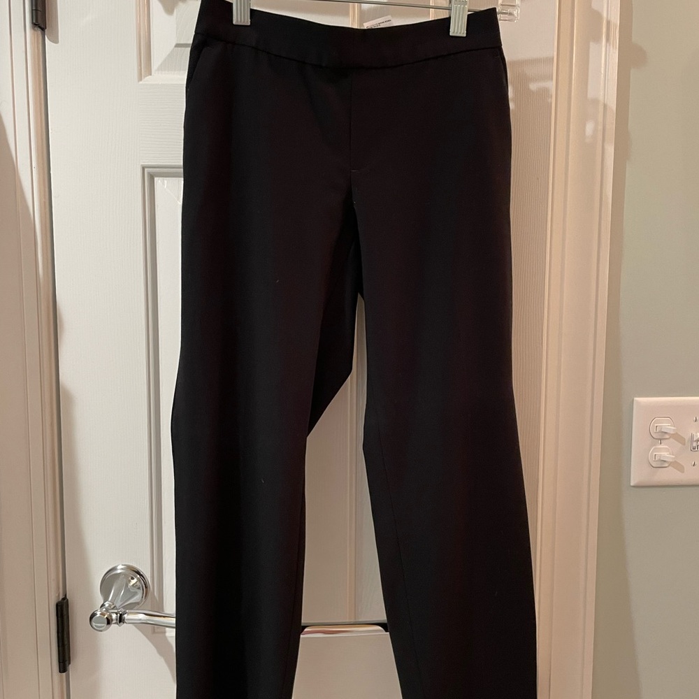 Banana republic Hayden crop pants, black, 2P